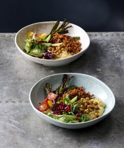 Churchill Stonecast Natural Organic Deep Bowls Barley White 250mm 6 Pack (JF640)