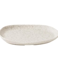 Churchill Stonecast Natural Organic Platters Barley White 260x200mm 6 Pack (JF644)