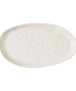 Churchill Stonecast Natural Organic Platters Barley White 260x150mm 6 Pack (JF645)