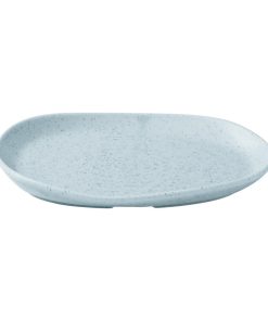 Churchill Stonecast Natural Organic Platters Duck Egg Blue 260x200mm 6 Pack (JF656)