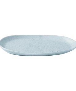 Churchill Stonecast Natural Organic Platters Duck Egg Blue 260x150mm 6 Pack (JF657)