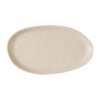 Churchill Stonecast Natural Organic Platters Nutmeg Cream 260x150mm 6 Pack (JF663)