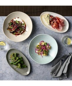 Churchill Stonecast Natural Organic Platters Nutmeg Cream 260x150mm 6 Pack (JF663)