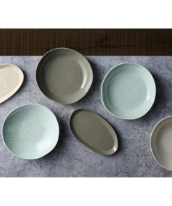 Churchill Stonecast Natural Organic Platters Nutmeg Cream 260x150mm 6 Pack (JF663)