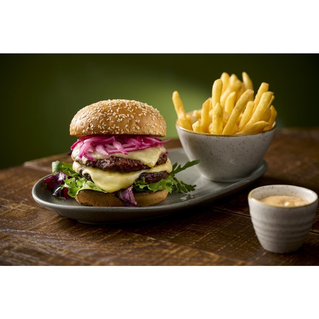 Churchill Stonecast Natural Organic Platters Nutmeg Cream 260x150mm 6 Pack (JF663)