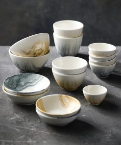 Churchill Tide Snack Bowls Black 130mm 12 Pack (JF664)