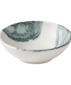 Churchill Tide Shallow Bowls Black 130mm 12 Pack (JF669)