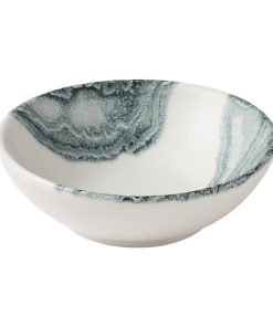 Churchill Tide Shallow Bowls Black 116mm 12 Pack (JF670)