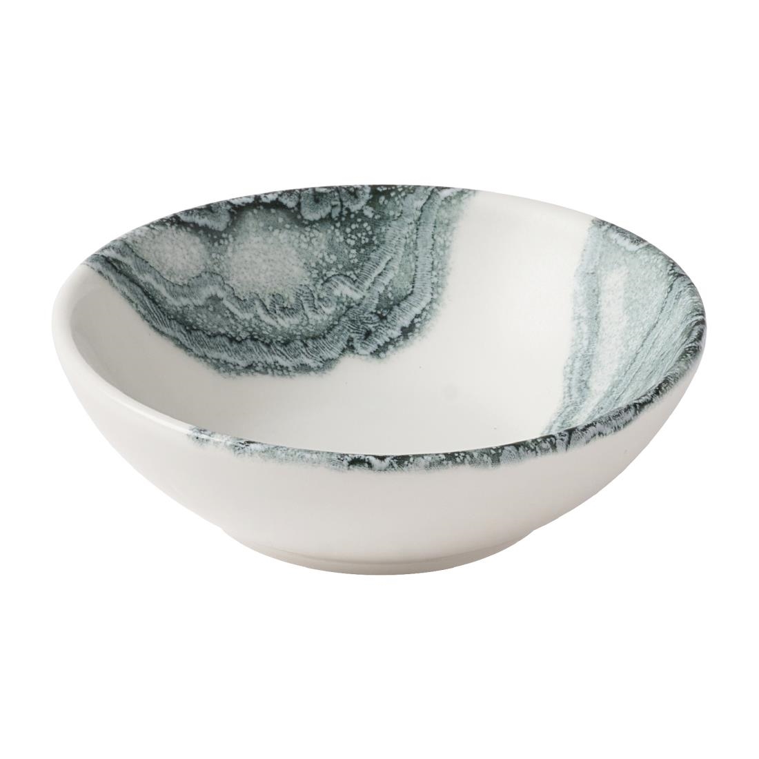 Churchill Tide Shallow Bowls Black 116mm 12 Pack (JF670)