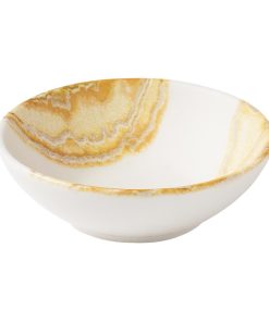 Churchill Tide Shallow Bowls Gold 116mm 12 Pack (JF677)