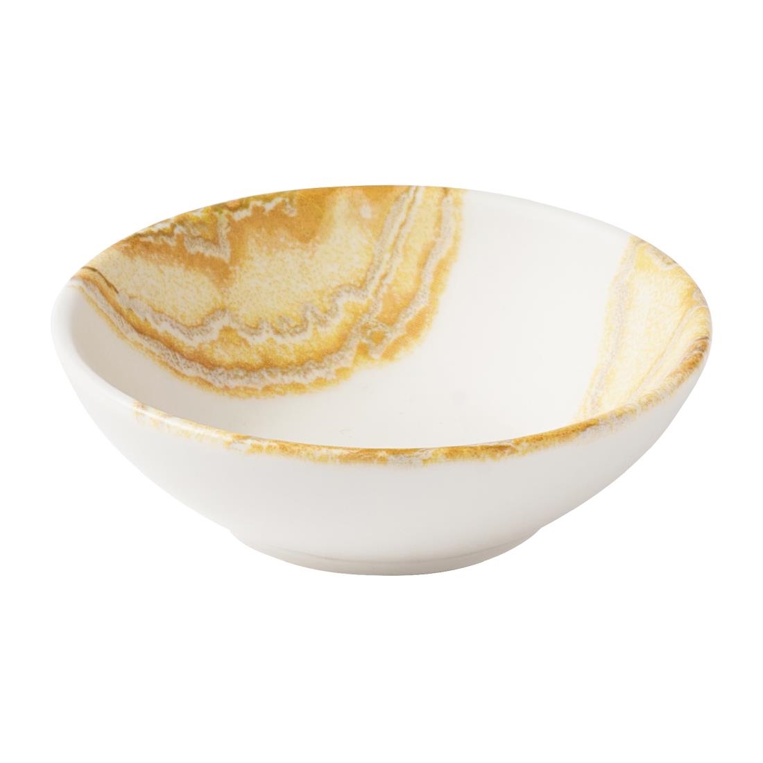 Churchill Tide Shallow Bowls Gold 116mm 12 Pack (JF677)