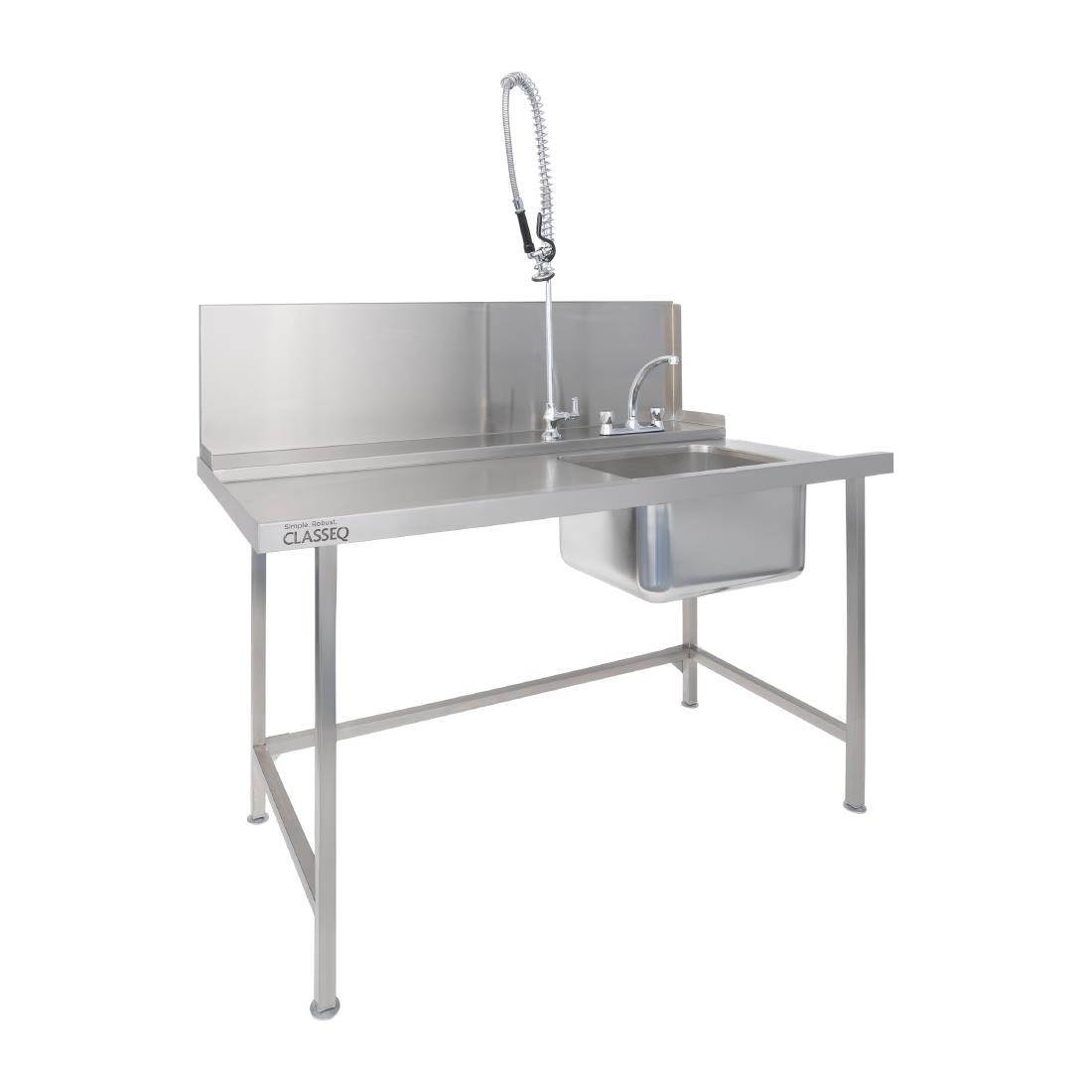 Classeq Right Hand Long Inlet Table 1500mm (JK260)