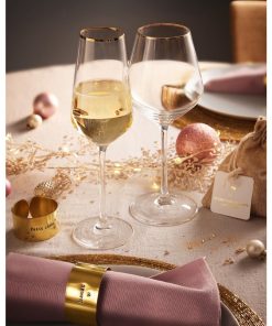 Cristal dArques Ultime Gold Band Flutes 170ml 8 Pack (JK503)