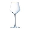 Cristal dArques Ultime Gold Band Wine Glasses 380ml 8 Pack (JK505)