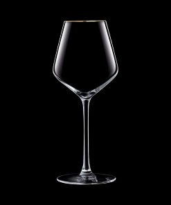 Cristal dArques Ultime Gold Band Wine Glasses 470ml 8 Pack (JK506)
