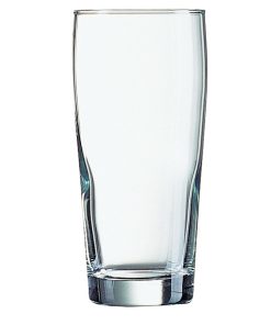 Arcoroc Willi Becher Tumblers 330ml LUKCA-NI 1-2 Pint 12 Pack (JK517)