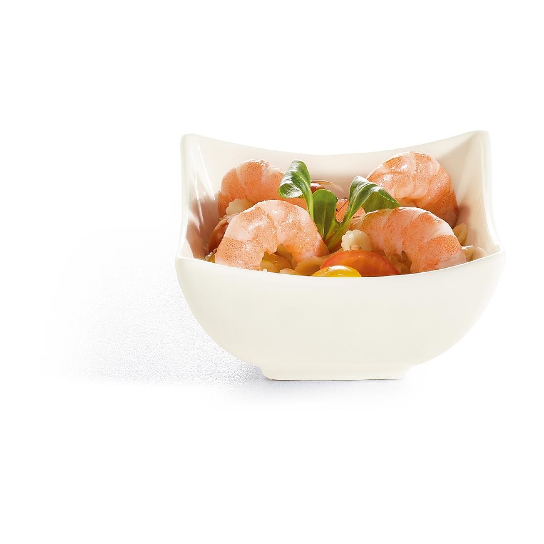 Arcoroc Appetizer Ludico Deep Square Bowls White 90mm 24 Pack (JK519)