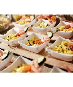 Arcoroc Appetizer Ludico Deep Square Bowls White 90mm 24 Pack (JK519)