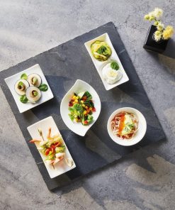 Arcoroc Appetizer Rectangular Bowls White 145mm 24 Pack (JK523)