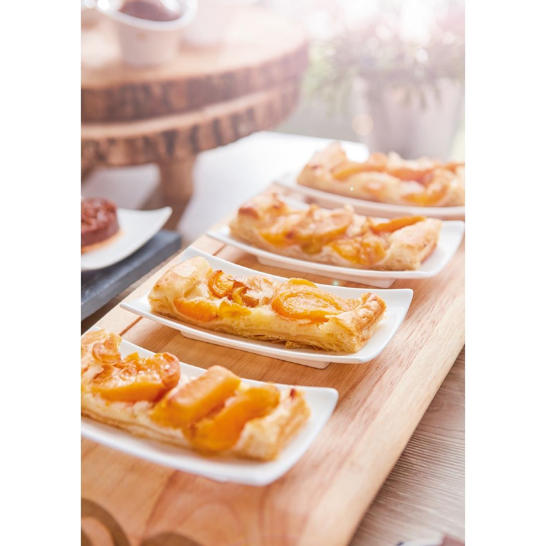 Arcoroc Appetizer Rectangular Bowls White 145mm 24 Pack (JK523)