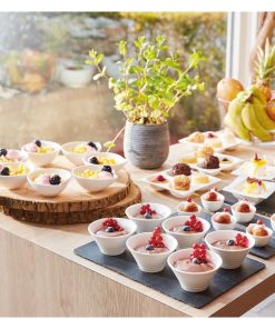 Arcoroc Appetizer Spiral Dishes White 85mm 24 Pack (JK525)