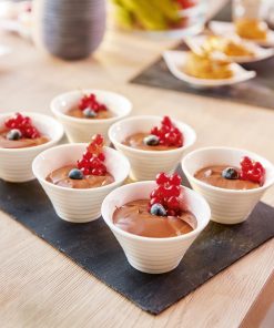 Arcoroc Appetizer Spiral Dishes White 85mm 24 Pack (JK525)