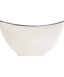 Arcoroc Appetizer Ludico Deep Square Bowls Black Line 90mm 24 Pack (JK528)