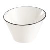 Arcoroc Appetizer Ludico Bowls Black Line 95mm 24 Pack (JK529)