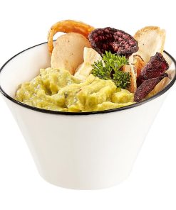 Arcoroc Appetizer Ludico Bowls Black Line 95mm 24 Pack (JK529)