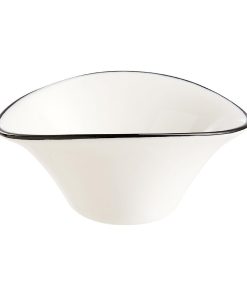 Arcoroc Appetizer Ludico Deep Bowls Black Line 100mm 24 Pack (JK530)