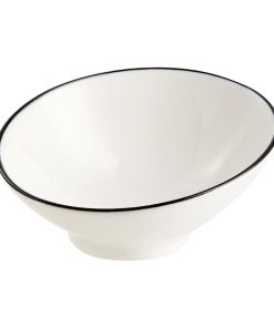 Arcoroc Appetizer Ludico Dishes Black Line 95mm 24 Pack (JK531)