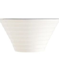 Arcoroc Appetizer Spiral Dishes Black Line 85mm 24 Pack (JK532)