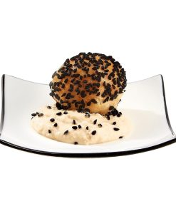 Arcoroc Appetizer Square Small Bowls Black Line 95mm 24 Pack (JK533)