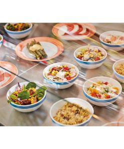 Arcoroc Brush Bowls Blue 120mm 36 Pack (JK538)