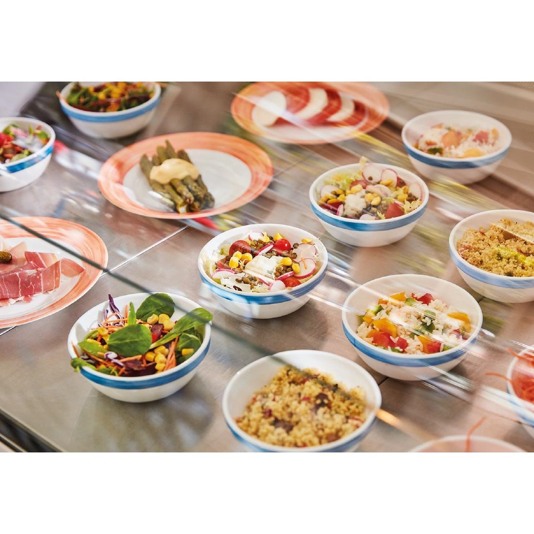 Arcoroc Brush Bowls Blue 120mm 36 Pack (JK538)