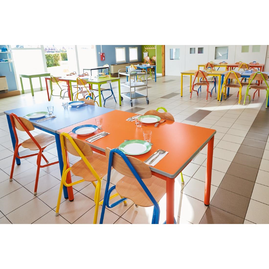 Arcoroc Brush Bowls Blue 132mm 36 Pack (JK539)