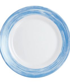 Arcoroc Brush Plates Blue 252mm 12 Pack (JK543)