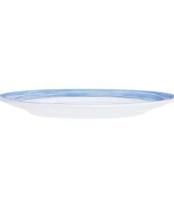 Arcoroc Brush Plates Blue 252mm 12 Pack (JK543)