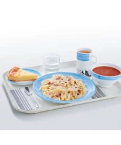 Arcoroc Brush Plates Blue 252mm 12 Pack (JK543)