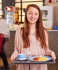 Arcoroc Brush Plates Blue 252mm 12 Pack (JK543)