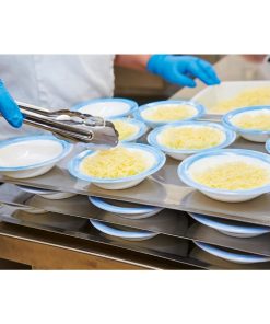 Arcoroc Brush Rim Bowls Blue 120mm 36 Pack (JK544)