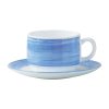 Arcoroc Brush Stacking Cups Blue 190ml 48 Pack (JK549)