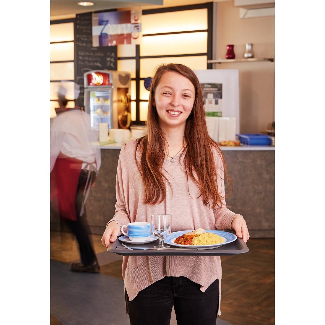 Arcoroc Brush Stacking Cups Blue 190ml 48 Pack (JK549)