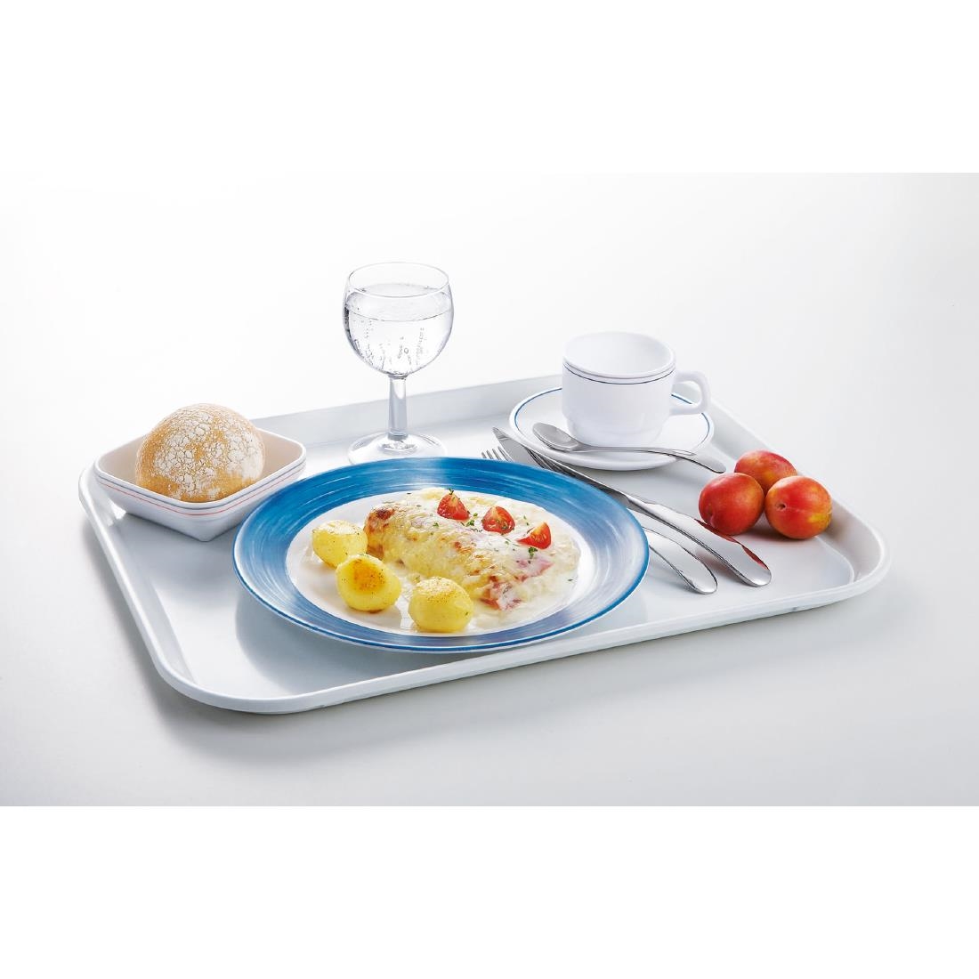 Arcoroc Brush Plates Blue Jean 235mm 24 Pack (JK550)