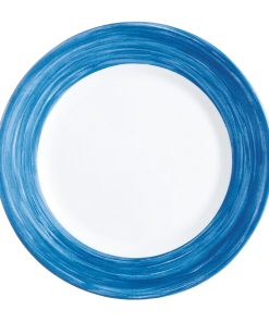 Arcoroc Brush Plates Blue Jean 252mm 12 Pack (JK551)