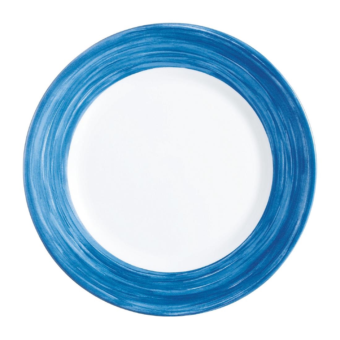 Arcoroc Brush Plates Blue Jean 252mm 12 Pack (JK551)