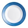 Arcoroc Brush Soup Plates Blue Jean 225mm 12 Pack (JK553)