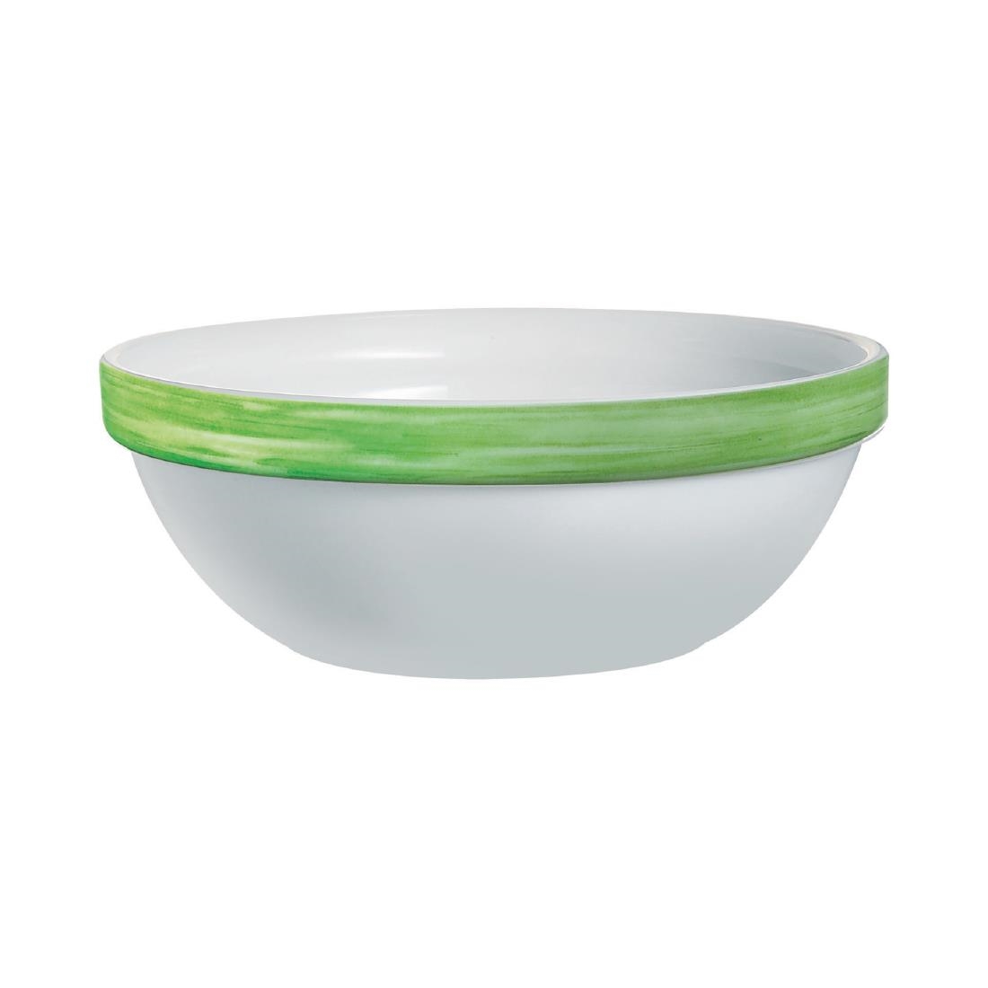 Arcoroc Brush Bowls Green 132mm 36 Pack (JK557)