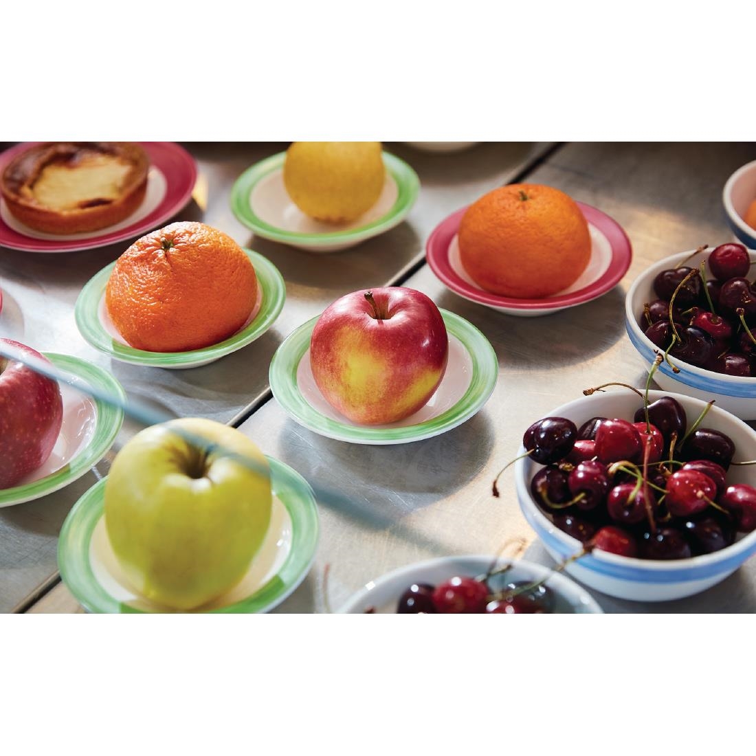 Arcoroc Brush Bowls Green 132mm 36 Pack (JK557)