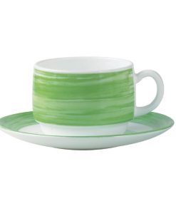 Arcoroc Brush Cups Green 190ml 48 Pack (JK558)